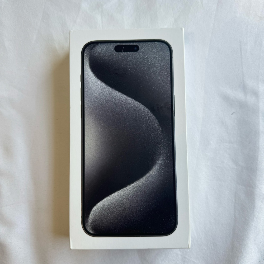 Apple A2849‎ iPhone 15 Pro MAX Black Titanium 256GB, Empty Box ONLY